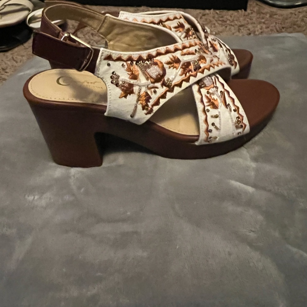 Clog style heels